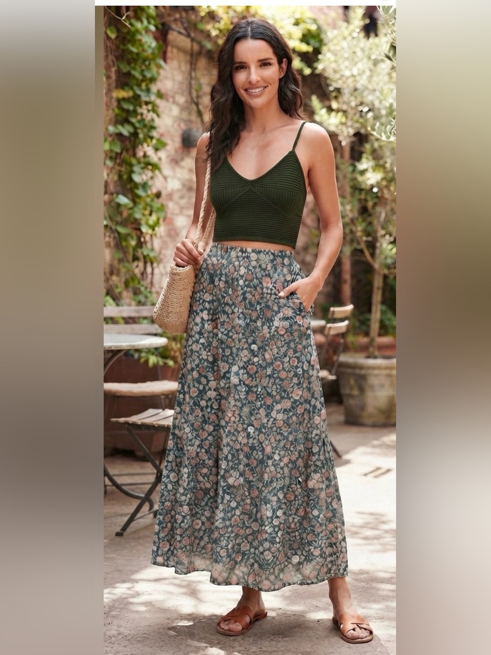 aerie Ribbed Crop Top - Picture 8 of 8